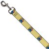 Dog Leash New Jersey Flag 4 Feet Long 0.5 Inch Wide