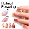 Gellen Blooming Gel - 18ml Clear Blooming Nail Polish Soak Off UV Gel for Spreading Marble Effect,Nail Art Gel Christmas DIY Salon Manicure Design Home