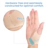 Velpeau Thumb Wrist Compression Sleeve for Arthritis Pain (2 Pcs) -Elastic Liner for Plastic Splint, Right & Left Hand(Beige, Short Version, Medium)