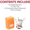 Gas One Backpacking Camping Stove - Pocket Rocket Stove with Piezo Ignition and Case for Isobutane fuel