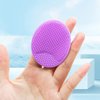 Face Scrubber, Facial Exfoliator, Face Scrub Brush, Soft Face Brush, Silicone Facial Cleansing Brush, Face Exfoliator Blackhead Acne Pore Cradle Cap Face Wash Brush for Deep Cleaning Skin 4 Pack