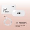 NAILOG UV LED Nail Lamp, Mini 6W UV Light with USB Cable, Portable Nail Dryer Light for Gel Nails Polish Manicure, Handheld Nail UV Lamp for Curing