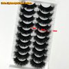 loladook Mink Lashes 20mm Big Long Full Strip Faux Mink Lashes Soft False Lashes Mink Fluffy Dramatic 3D Thick Volume False Eyelashes 10 Pairs Pack