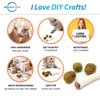 Glaciart One Catnip Joint & Buds Cat Toy Set | Cat Crack for Funny Cats, Stimulating Cat Toys for Boredom, Exercise & Play | Filled w/Organic Catnip to Excite/Calm Kitty | Organic Idea