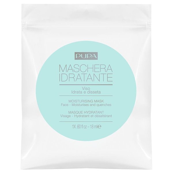 Pupa Milano Moisturising Face Mask - Replenishing And Hydrating Skin Treatment - Prevents And Diminishes Signs Of Aging - Hypoallergenic And Ideal For All Skin Types - 0.6 Oz, 02-2T1S-12