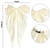 YKYUASD 10 Pcs Big Bows Hair Clips Hair Bows with Long Tails for Women Girl,Hair Ribbons Oversized Hair Accessories