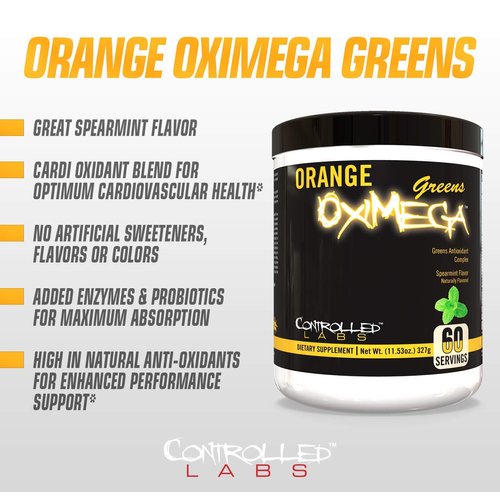 Controlled Labs Orange OxiMega Greens Spearmint -- 0.72 lb