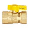 Eastman 3/4 Inch FIP Straight Gas Ball Valve with 1/4-Turn Handle, Brass Plumbing Fitting, 60011