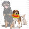 TUFFY - World's Tuffest Soft Dog Toy - Funny Food- 2-in-1 Toy -Multiple Layers. Made Durable, Strong & Tough. Interactive Play (Tug, Toss & Fetch). Machine Washable & Floats. (Hotdog)