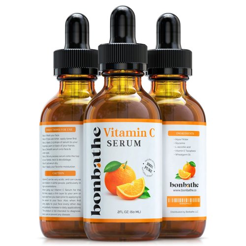 Vitamin C Serum for Face - Natural Anti-Aging Moisturizer for Soft & Smooth Skin, Brightening Serum for Dark Spot Remover - Hyaluronic Acid serum for face, Vitamin E, Wheatgerm Oil Formula - 2oz
