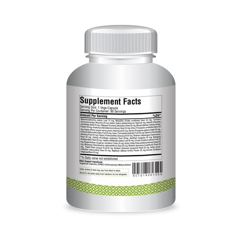 Herbsforever Blood Cleaner Capsules – Ayurvedic Herbal Supplement – Support for Blood Purifier, Skin Itching, Rashes, Pigmentation, Blemishes and Dermatitis – 90 Vege Capsules – 800 Mg Each