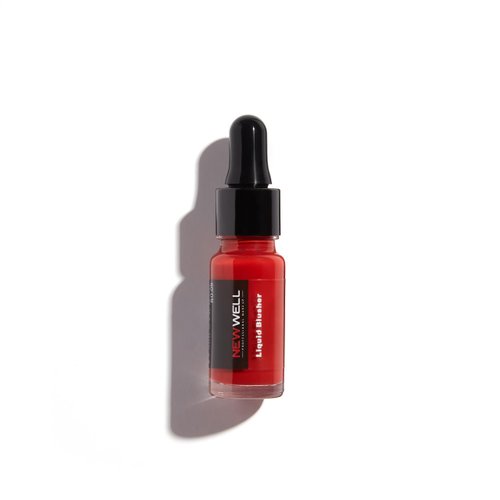 NEW WELL Liquid Blusher Make-Up Liquid Highlighter, Shine for Your Cheeks, Lips and Eyes, Natural Look (#01) (Liquid Blusher 06 - Matte Finish, 10 ml)