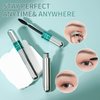 2 Pack 2 in 1 Mascara 5x Longer Waterproof Lash Cosmetics Natural Lengthening and Thickening Effect No Clumping Superstrong Magic 4d Silk Fiber For Vibely Mascara Makeup (2 Pack)