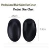 10Pairs Black Plastic Professionale Hair Salon Ear Cover Pads Sheets Ear Protector Hairdressing Dye Coloring Caps Ear Prtotection Earmuff for Hair Salon Hair Coloring Hair Treatment