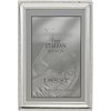 Lawrence Frames 11646 Polished Silver Plate 4x6 Picture Frame - Bead Border Design