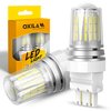 OXILAM Upgraded 3156 3157 LED Bulb Reverse Light, 600% Brightness 6500K White, Super Bright 3057 4157 4057 3457 LED Light Bulb with Projector for Backup Reverse Signal Blinker Tail DRL Brake Light