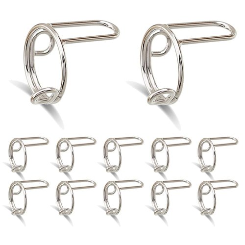 12 Pcs Wudu Nail Rings,Adjustable Women Gift Ring,Removable Nail Art Decoration,Reusable Nail Rin...