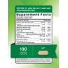 Nature's Truth Vitamin B Complex Plus Vitamin C | 100 Caplets | Vegan, Non-GMO & Gluten Free Supplement