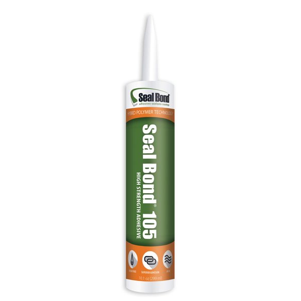 Seal Bond 105 Black - Marine/Industrial Adhesive Sealant - 10.3 oz Cartridge