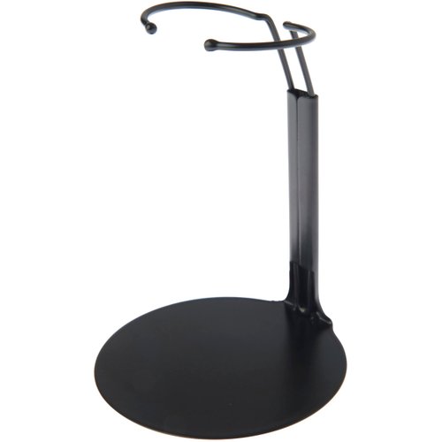 Plymor DSP-4175B Black Adjustable Doll Stand, fits 7, 7.5, 8, 8.5, and 9 inch Dolls or Action Figures, Waist is 1.75 to 2.25 inches wide, 5 to 6 inches around, Pack of 2