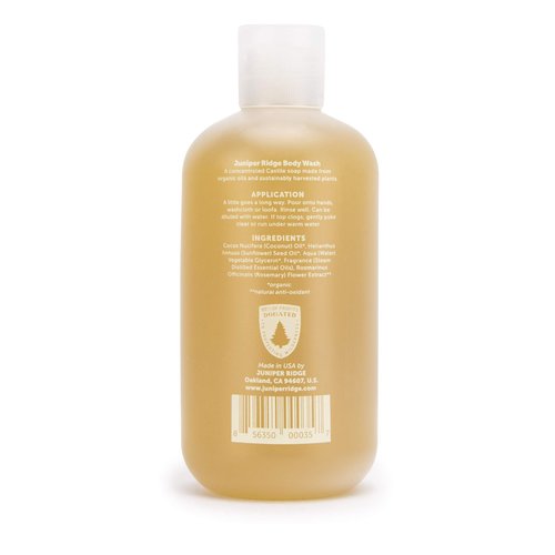 JUNIPER RIDGE Desert Cedar Body Wash - All-Purpose Liquid Castile Soap, Multi-Use Body Wash, Shampoo, Hand Wash, Face Wash, Clean, Vegan, Paraben Free, Preservative Free, 8 oz