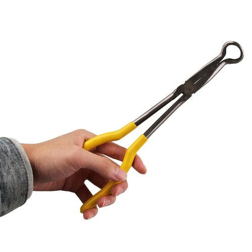 YanTone Spark Plug Removal Pliers, 11" Long Reach Ring Nose Hose Grip Pliers for Car