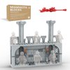 MIAMIACITA Display Stand for Lego Minifigures Dungeons & Dragons 66765, Castle Themed Display Building Set, Stand for Mini Collectible figure, Christmas Gift Idea for Fans, Adults, Kids 3+