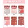 Liquid Hydrating Lip Oil Set-3PcsHigh Pigment Tinted Lip Gloss, Long Lasting & Non Sticky Lip Balm Lip Care, Moisturizing Plumping Dry Lips, Transparent Toot Lip Oil, Makeup Gift for Women (04+05+06#)