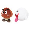 Little Buddy Set of 2 Super Mario All Star 1427 Goomba & 1428 Ghost Boo Stuffed Plush Dolls