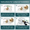 GASPRO 1lb Propane Tank Refill Adapter Kit | 3ft Hose with Safety Shutoff Valve | Easily Fill 1lb Bottles from 20lb Tank