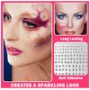 3Pcs Face Gems Sticker Face Jewels Stick On Diamond Sparkling Body Glitter Hair Rhinestone For Stage Performance Eye Makeup #AB