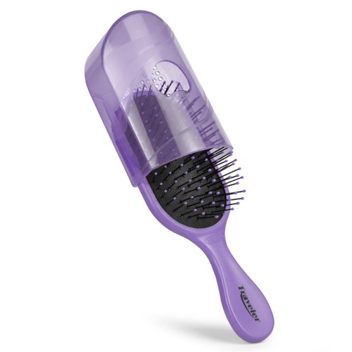 NuWay 4HAIR Traveler U.S. and International Patented Travel Brush (Lavender)