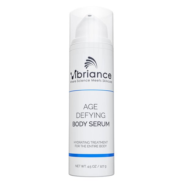 Vibriance Age Defying Body Serum, 4.5 Fl Oz - Anti Aging & Ultra Hydrating Serum - Infused with Hyaluronic Acid - Fast-Absorbing Skin Serum - Crepe Corrector for Wrinkles & Dryness