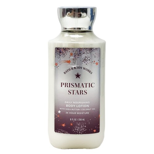 Bath & Body Works Prismatic Stars 2 Pack Daily Nourishing Body Lotion Gift Set with a Cherry On Top Bar Soap - Full Size