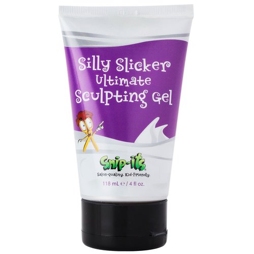 Snip-its Silly Slicker Kids Hair Gel 4oz | Medium-Strong Hold Kids Hair Styling Gel for Boys - Fresh Smell and No Flaking – All Natural Hair Gel for Kids Made in USA | Salon Quality Kid Friendly