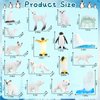 Glimin Polar Animals School Projects Set Diorama Supplies Kit Figurine Toys Model Diorama Project Set Educational Toys Birthday Gifts Decorations