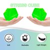 Fidget Toys Stress Cube 6 Pack Squishy Stress Balls for Kids Adults, Squeeze Stress Balls Fidget Ball for Hand Exerciser, Malt Sugar Ball to Increase Hand Flexibility