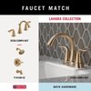 DELTA FAUCET 73850-CZ Lahara Wall Mounted Pivoting Toilet Paper Holder in Champagne Bronze