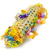 Paxikaka 3pcs Parrot Silk Nibbling Toy Bird Chew Toys for Birds Parrot Parakeet Cockatiel Conure Cockatoo Budgie Finch