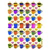 Coffee Tea Cup Waterproof Self-Adhesive Metallic Foil Decorative Scrapbook Sticker, Nice Size for Day Planner, Homemade Calendar, Journal, Letters, and Cards. (420 Stickers) (ST-10-COFFEE)