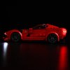 Kyglaring LED Lighting Kit (No Model) Designed for Lego Ferrari 812 Competizione 76914 Race Car Model Building kit - Without Lego Set (Classic Version)