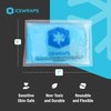ICEWRAPS 5x7 Gel Ice Packs For Injuries Reusable | Hot Cold Gel Pack for Injuries, Pain Relief, and Migraines | Soft Ice Pack For Arm, Leg, and Back Brace | Flexible Gel Compress Ice Packs | Pack of 4