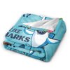 Shark Blanket for Girl Woman Blue Shark Throw Blanket Funny Sharks Stuff Decor Merch Cozy Flannel Soft Warm Plush Lightweight Bedding Shark Gifts for Boys Man Sofa Bedding Couch 50"X40"