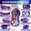 15 Pcs Pad Portable Controller Classic Retro Game Controller Toy Handheld Toy Controller with 8 Functions Controller Game Pad for Teens Relieve Stress Anxiety (Cool)