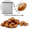 Aodaer 24 Pack Mini Football Stress Balls with Drawstring Mesh Bag Fidget Toys for Adults Soft Foam Balls for Sports Party Favor Gifts