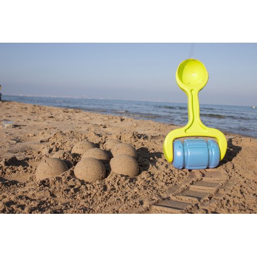 Miniland Educational - Highway Beach Sand Roller Toy,Green, Purple,45216