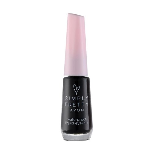 AVON Simply Pretty Waterproof Liquid Eyeliner - 7.5g, Black