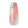 KISS Jelly Fantasy Press On Nails, Nail glue included, 'Jelly Cat', Multicolor, Long Size, Coffin Shape, Includes 28 Nails, 2g glue, 1 Manicure Stick, 1 Mini File
