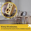 Ting Fire Electrical Fire Prevention Sensor & Service - Residential Use Only - 12 Months of Required Service Included - Home Fire Safety