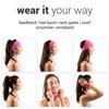 ChalkTalkSPORTS RokBAND Multi-Functional Food Themed Neck Gaiter or Headband | Banana Pattern | Black